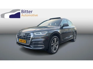 Audi Q5 45 TFSI quattro Design Pro Line Plus S line Extrerieur|Panoramadak|Leder|Trekhaak af Fabriek