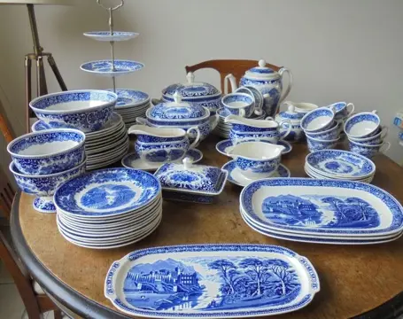 Petrus Regout - Tafelservies (73) - Porselein - - Old