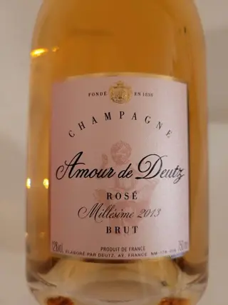 2013 Deutz , Amour de Deutz - Champagne Rosé - 1 Flessen