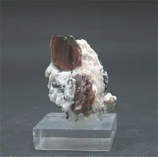 Zirkoon Kristallen op matrix - 3.5×3.5×2.5 cm - 35 g