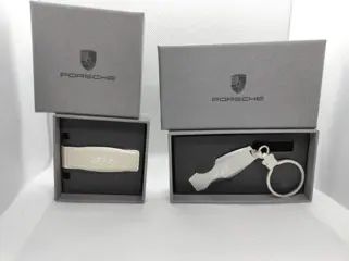 Accessoire - Set Porsche Carrera - Portachiavi 911 Argento