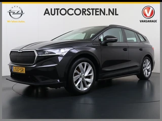 Škoda Enyaq iV 180PK Trekhaak Adap.Cruise 3-Zone Ecc Camera Matrix-Led Stuur+Stoelverwarming Navi SO