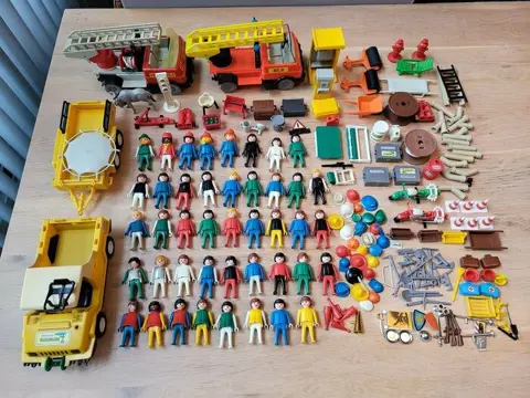 Playmobil - Vintage - 53 Klicky figuren, auto's en veel