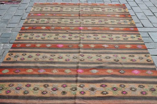 Turkse Nomadische Kelim 170x284 cm - 284 cm - 170 cm
