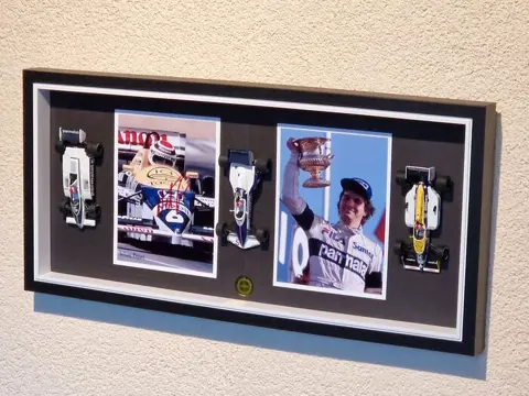 Formule 1 - Nelson Piquet - Foto, Schaal 1/43 modelauto