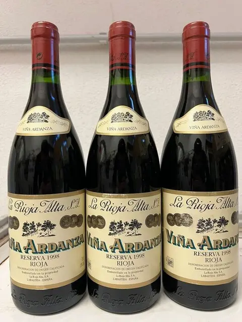 1998 La Rioja Alta, Viña Ardanza - Rioja Reserva - 3 Flessen (0.75 liter)