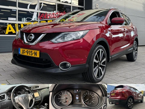 Nissan Qashqai 1.2 Tekna + - Panorama dak I Navigatie I Airco I Leer I Sport pakket + Velgen 19 inch