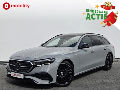 Mercedes-Benz E-Klasse Estate 300 e AMG Line Alpinegrijs Trekhaak 2100kg Panoramadak | 360 Camera | 