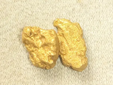 Zeer zeldzame goudklompjes - Lapland/Finland Goud nuggets -