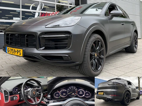 Porsche Cayenne Coupé 3.0 E-Hybrid 463PK - Matt Zwart I Panorama dak I Leer I Navigatie en nog veel 