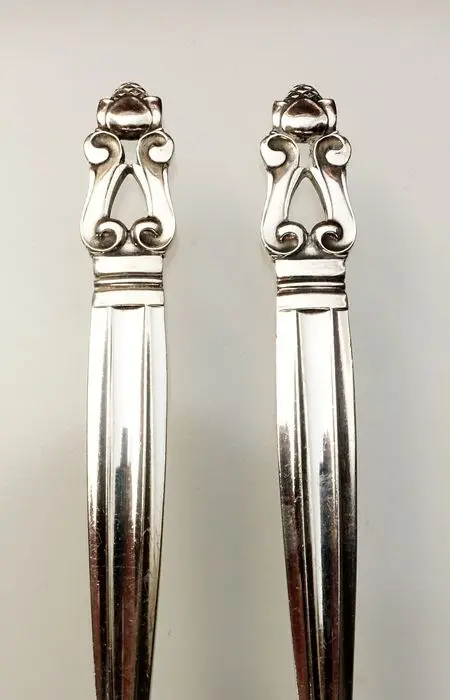 Johann Rohde - Georg Jensen - Art Nouveau 2 vorken Art