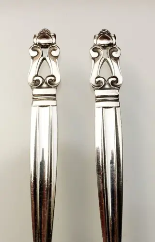 Johann Rohde - Georg Jensen - Art Nouveau 2 vorken Art