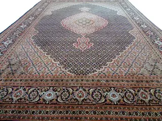Tabriz Mahi met Zijde - Cleaned Rug - 290 cm - 209 cm