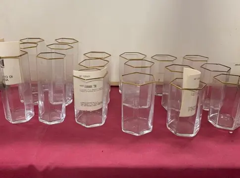 Drinkservies voor 12 personen (18) - Murano-glas