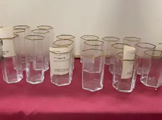 Drinkservies voor 12 personen (18) - Murano-glas