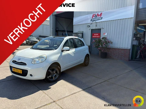 Nissan Micra 1.2 DIG-S Tekna airco, cruise, pano, pdc achter