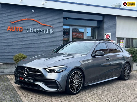 Mercedes-Benz C-klasse 200 AMG pano Burmester night 19" camera