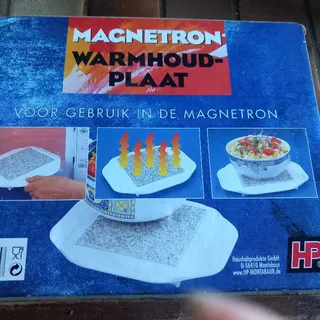 Magnetron, warmhoudplaat