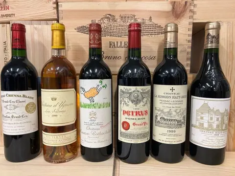 1999 Pétrus, Ch. Haut Brion, Ch. Mouton Rothschild