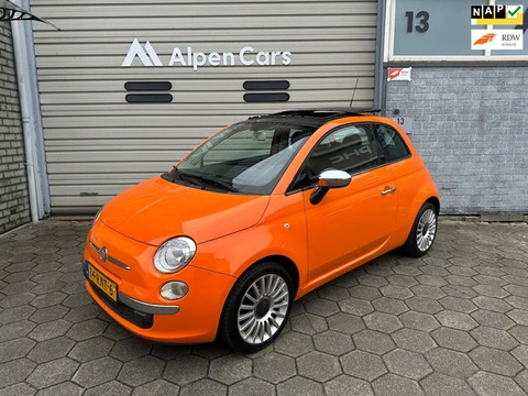 Fiat 500 1.2 Lounge Eerste eigenaar / PANO / Airco / Leder/ APK 06-2027