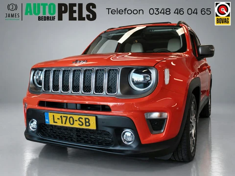 Jeep Renegade 1.3T DDCT Limited Automaat 150pk!!, Navigatie, Achteruitrijcamera, Clima controle, Cru