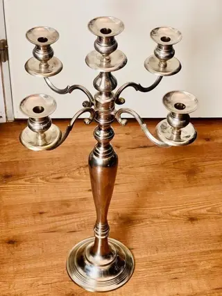 Kandelaar - Verzilverd