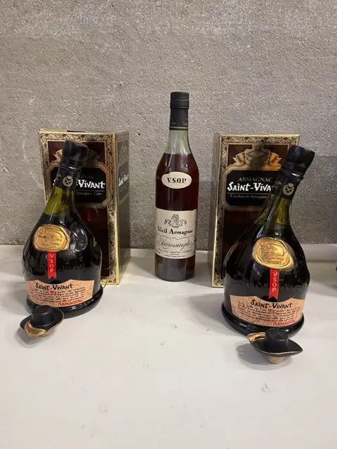 Larresingle, Saint Vivant - VSOP Armagnac - b. Jaren 1970