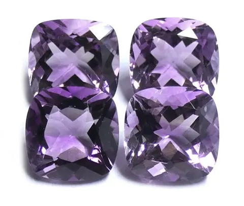 4 pcsAmethist - geen minimumprijs - 21.77 ct