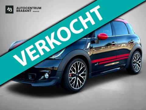 Mini Countryman 1.6 John Cooper Works ALL4 LAGE KM!! | 218PK | PANO | HARMAN/KARDON | LEER | PERF ON