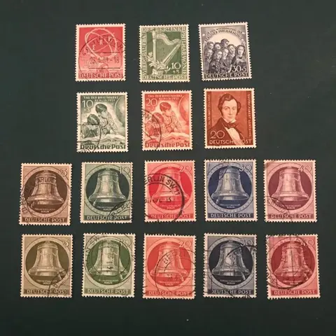 Berlijn 1950/1951 - Twee jaargangen - Michel 71/86