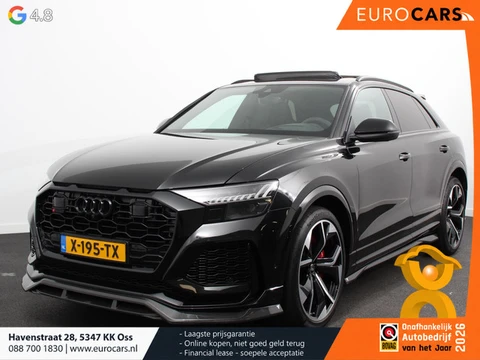 Audi Q8 4.0 TFSI RS Q8 Quattro 600pk! Panorama dak Navigatie B&O Akrapovic Electrische achterklep St
