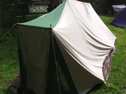 Tent 2 / 3 persoons De Wit, katoenen, Arizona 2