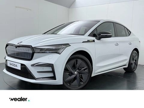 Škoda Enyaq Coupé iV 80 RS | 299 PK | SoH 91% | Warmtepomp | Achteruitrijcamera | Panoramadak | Cant