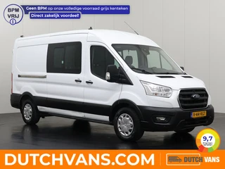 Ford Transit 2.0TDCi 130PK L3H2 Dubbele Cabine | 7-Persoons | Navigatie | Camera | Airco | Cruise | 