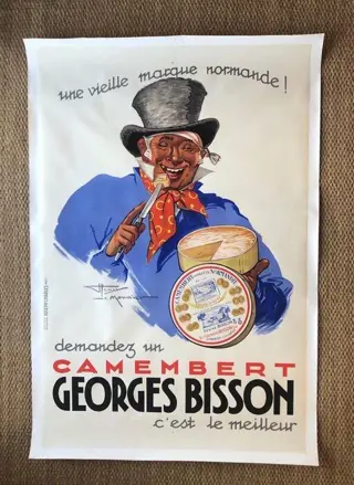 Henry Le Monnier - Publicité Camembert Georges Bisson -