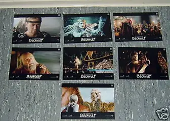 BEOWOLF lobbycard set.