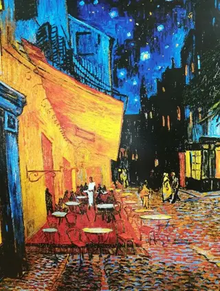 Van Gogh (after) - La Terraza del Café nocturno - Big Size