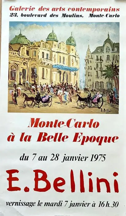 Emmanuel Bellini (1904-1989) - Monte Carlo à la Belle