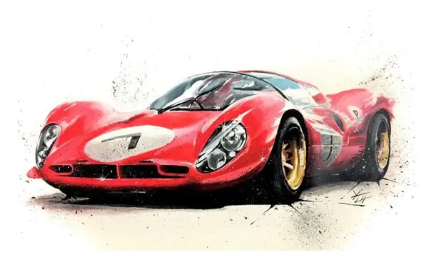 Ferrari 330 P4 - 1000 Km de Monza 1967 - Bandini - Amon -
