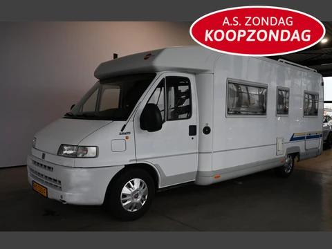 Fiat BURSTNER T627 Half-Intergraal 2.8idTD 123PK Trekhaak Solar Camera enz. Inruil Mogelijk!