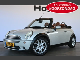 MINI Cabrio 1.6 One Sidewalk Cabrio Airco Cruise Lichtmetaal Leder PDC Rijklaarprijs! Inruil Mogelij