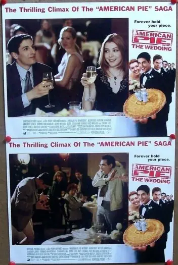 AMERICAN PIE : THE WEDDING lobbycard set.
