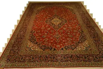 Alter Keshan mit Signatur - Tapijt - 364 cm - 267 cm