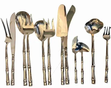 Bestek Serveerset, Cake Servers, Meet Mes en Vork, Salade