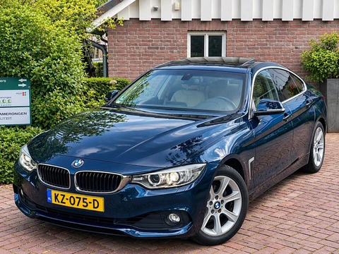 BMW 4-serie Gran Coupé 418i Centennial High Executive | Origineel NL | Open dak | Leder | Trekhaak |