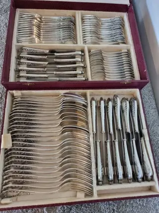 Solingen, Silber 100 - Bestek (84) - Verzilverd