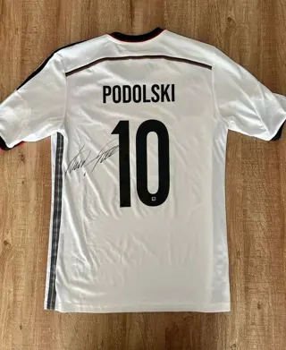 Germany - Lukas Podolski - Handtekening, Jersey(s)