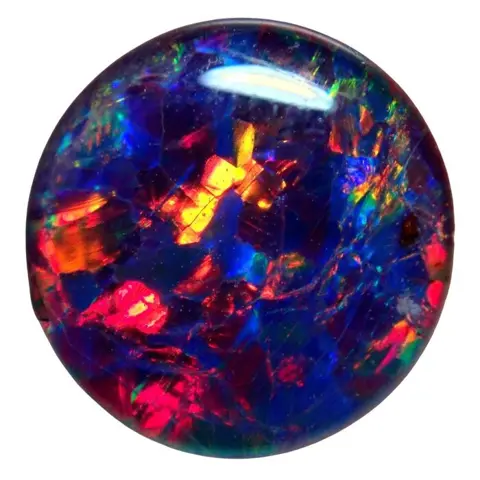 Verbazingwekkende A+ "Intense Flash" Black Opal Triplet