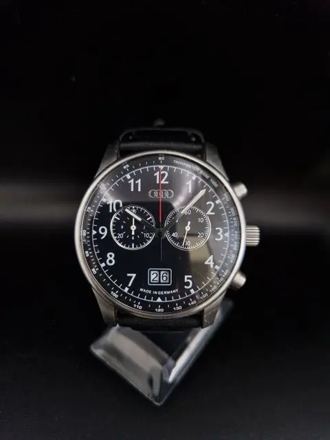Horloge/klok/stopwatch - AUDI chronograaf horloge