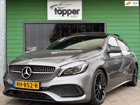Mercedes-Benz A-klasse 180 AMG Night Edition Plus|Automaat|Panoramadak|Camera|Navigatie|PDC|Airco|Cr